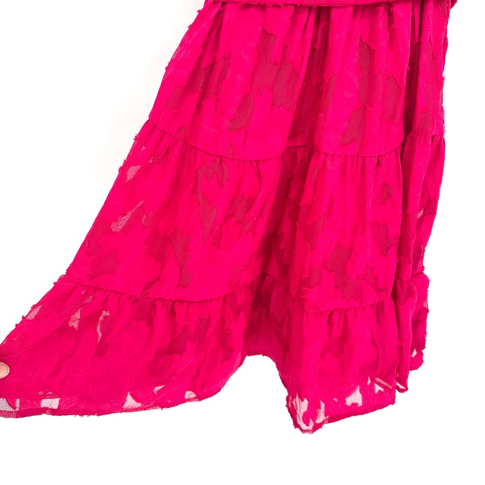 Simply Vera Vera Wang Smocked Neck Day Dress, Pink, Medium - Picture 7 of 13